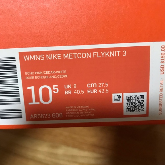 Nike Metcon Flyknit 3 Echo Pink - Picture 6 of 6